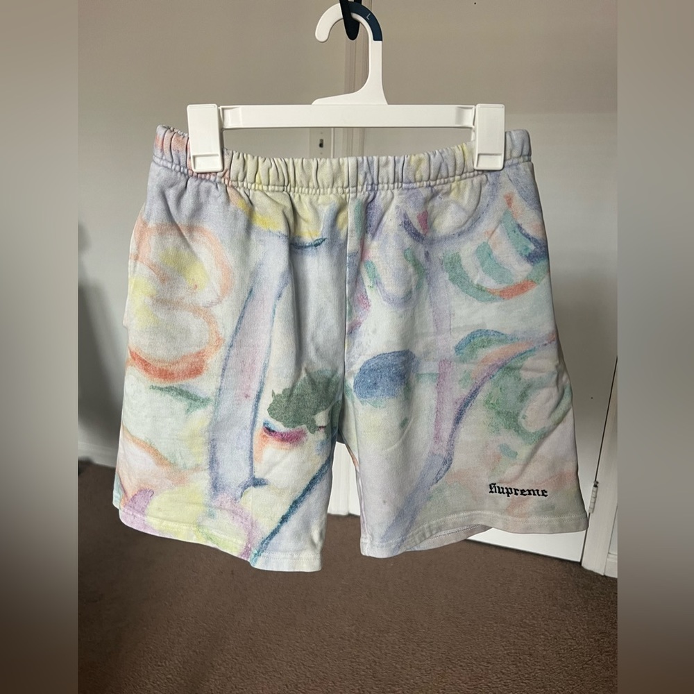 Supreme SS18 Landscape Sweat Shorts